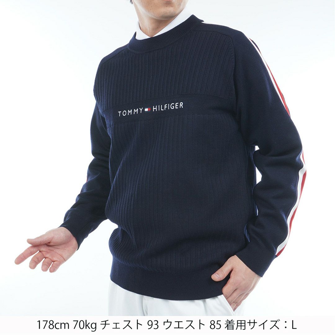 トミー ヒルフィガー ゴルフ Tommy Hilfiger Golf メンズ メンズ スポーツクラシック クルーネックニット THMA581 詳細14