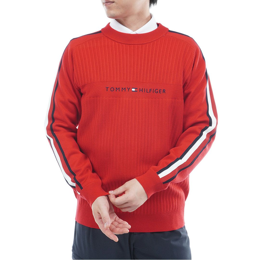 トミー ヒルフィガー ゴルフ Tommy Hilfiger Golf メンズ メンズ スポーツクラシック クルーネックニット THMA581 詳細16