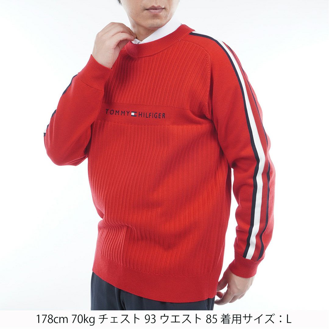 トミー ヒルフィガー ゴルフ Tommy Hilfiger Golf メンズ メンズ スポーツクラシック クルーネックニット THMA581 詳細17