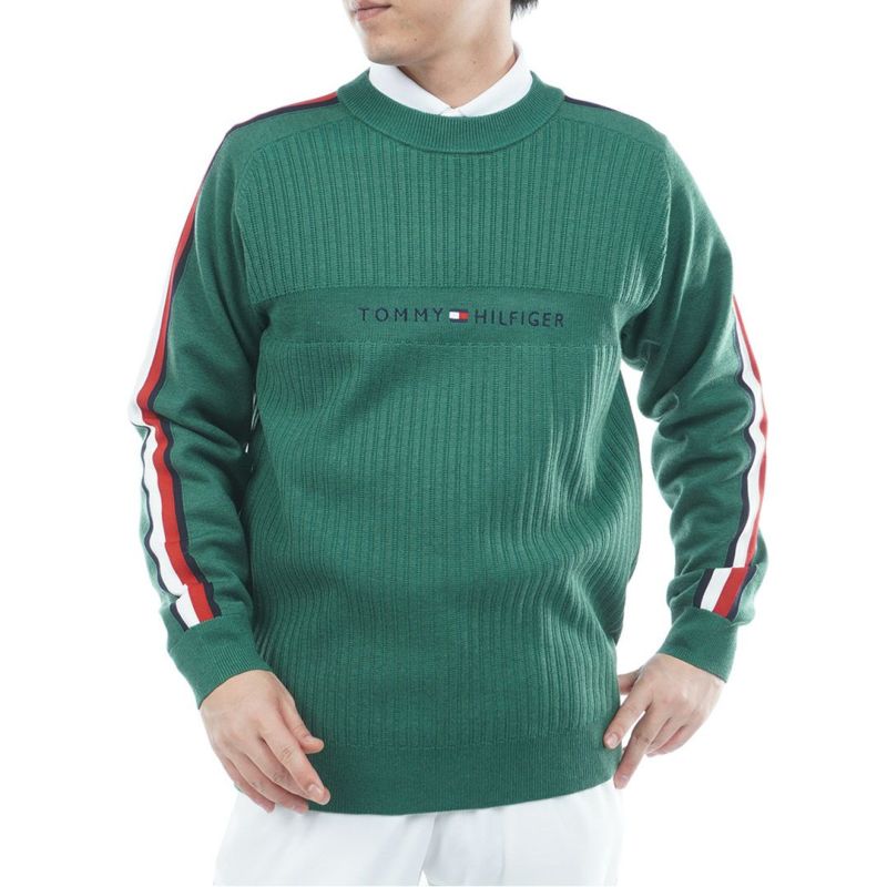トミー ヒルフィガー ゴルフ Tommy Hilfiger Golf メンズ メンズ スポーツクラシック クルーネックニット THMA581 詳細19
