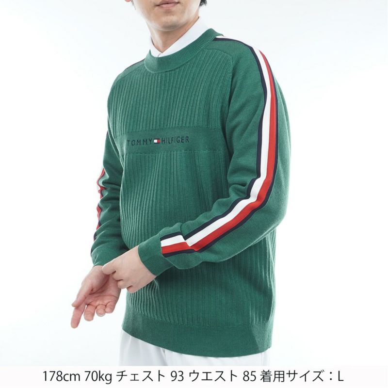 トミー ヒルフィガー ゴルフ Tommy Hilfiger Golf メンズ メンズ スポーツクラシック クルーネックニット THMA581 詳細20