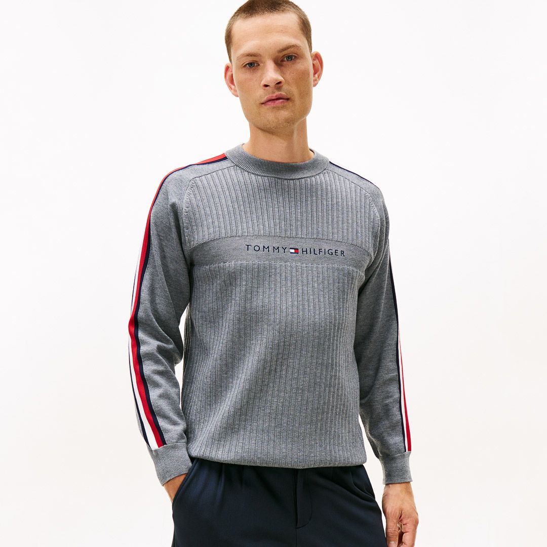 トミー ヒルフィガー ゴルフ Tommy Hilfiger Golf メンズ メンズ スポーツクラシック クルーネックニット THMA581 詳細25