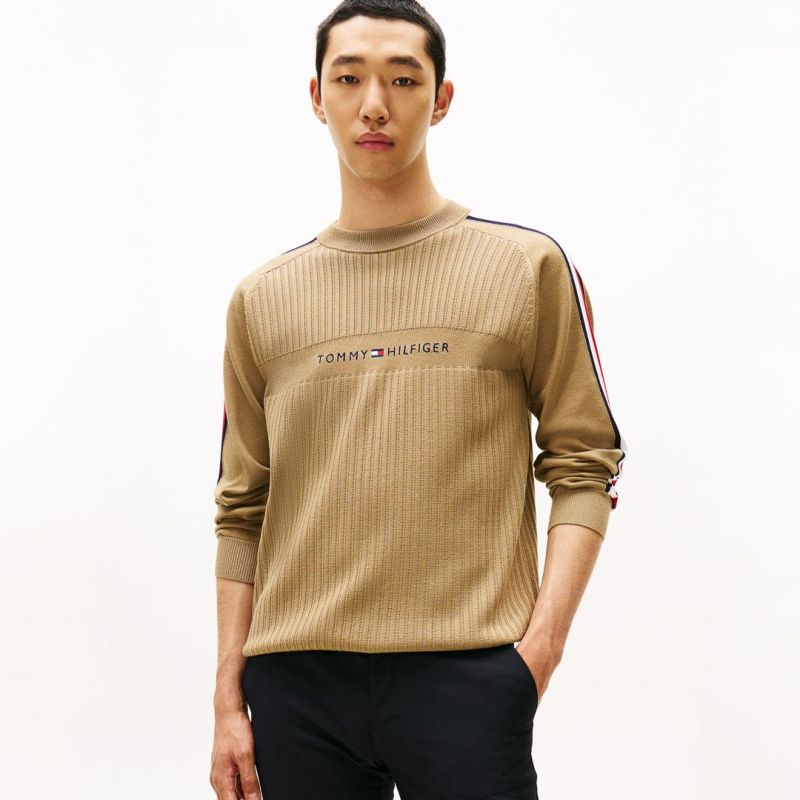 [トミーヒルフィガー]メンズ スポーツクラシック クルーネックニット