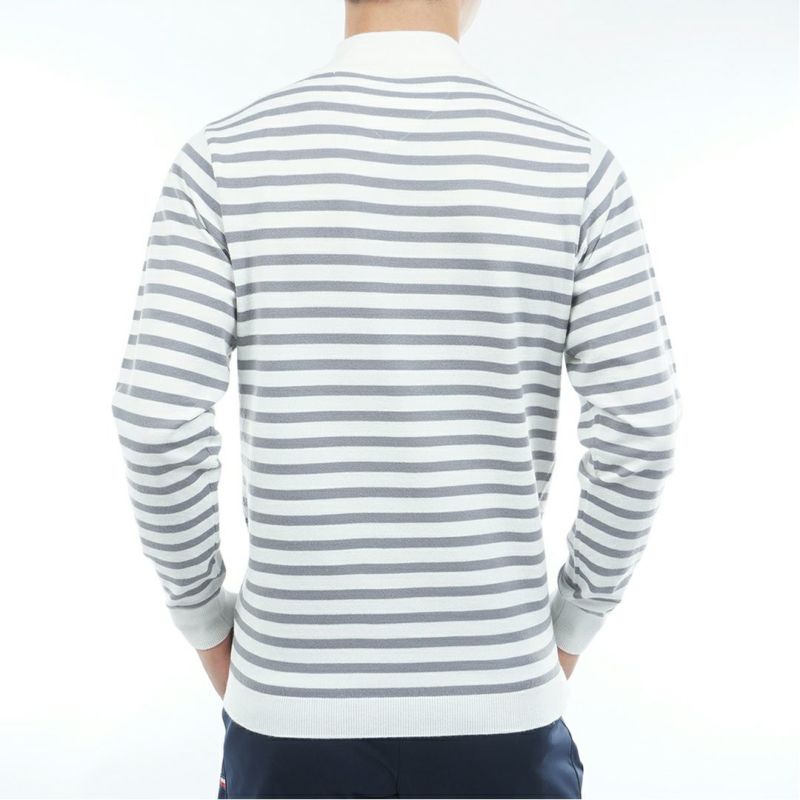 30％OFF】[トミーヒルフィガー]メンズ ボーダー ハイネックニット