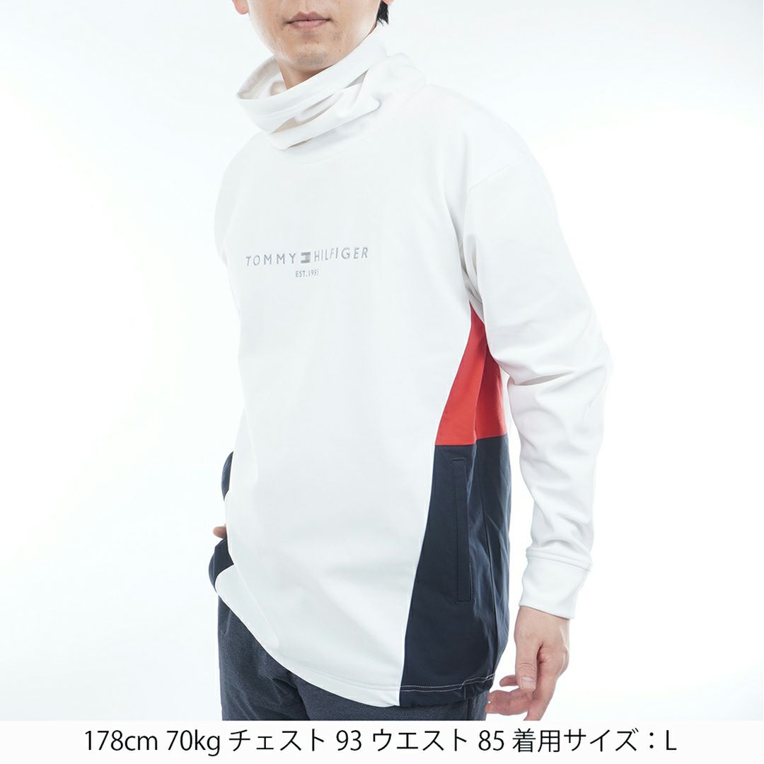 トミー ヒルフィガー ゴルフ Tommy Hilfiger Golf メンズ メンズ ネックウォーマー付 スウェット THMA583 詳細2
