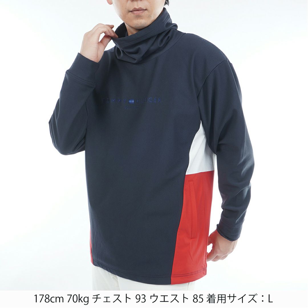 トミー ヒルフィガー ゴルフ Tommy Hilfiger Golf メンズ メンズ ネックウォーマー付 スウェット THMA583 詳細16