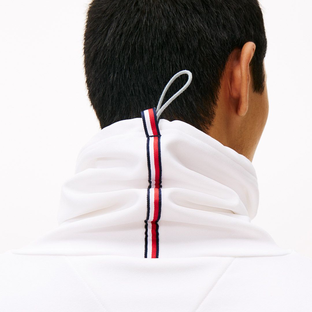 [トミーヒルフィガー]メンズ ネックウォーマー付 スウェット