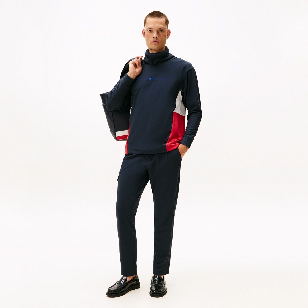 30％OFF】[トミーヒルフィガー]メンズ ネックウォーマー付 スウェット
