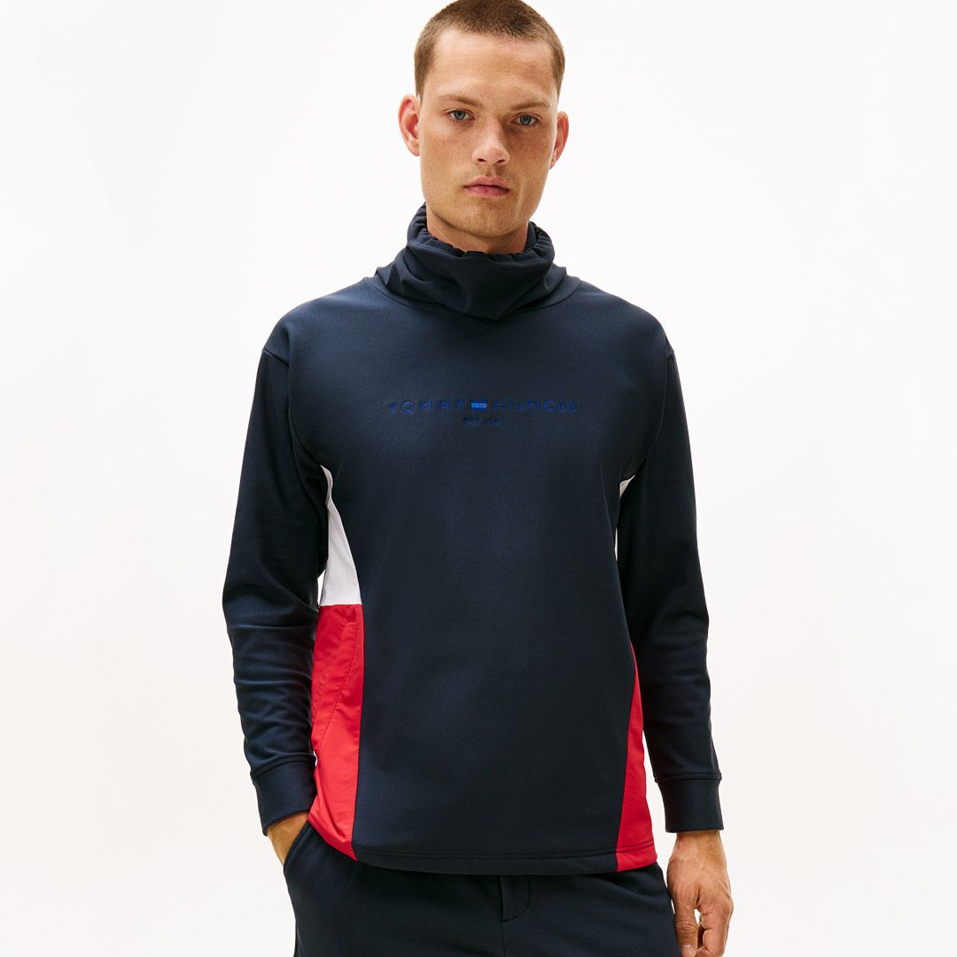 トミー ヒルフィガー ゴルフ Tommy Hilfiger Golf メンズ メンズ ネックウォーマー付 スウェット THMA583 詳細26
