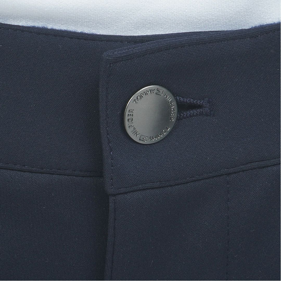 [トミーヒルフィガー]メンズ ウインドプルーフ テーパードパンツ　ネイビー