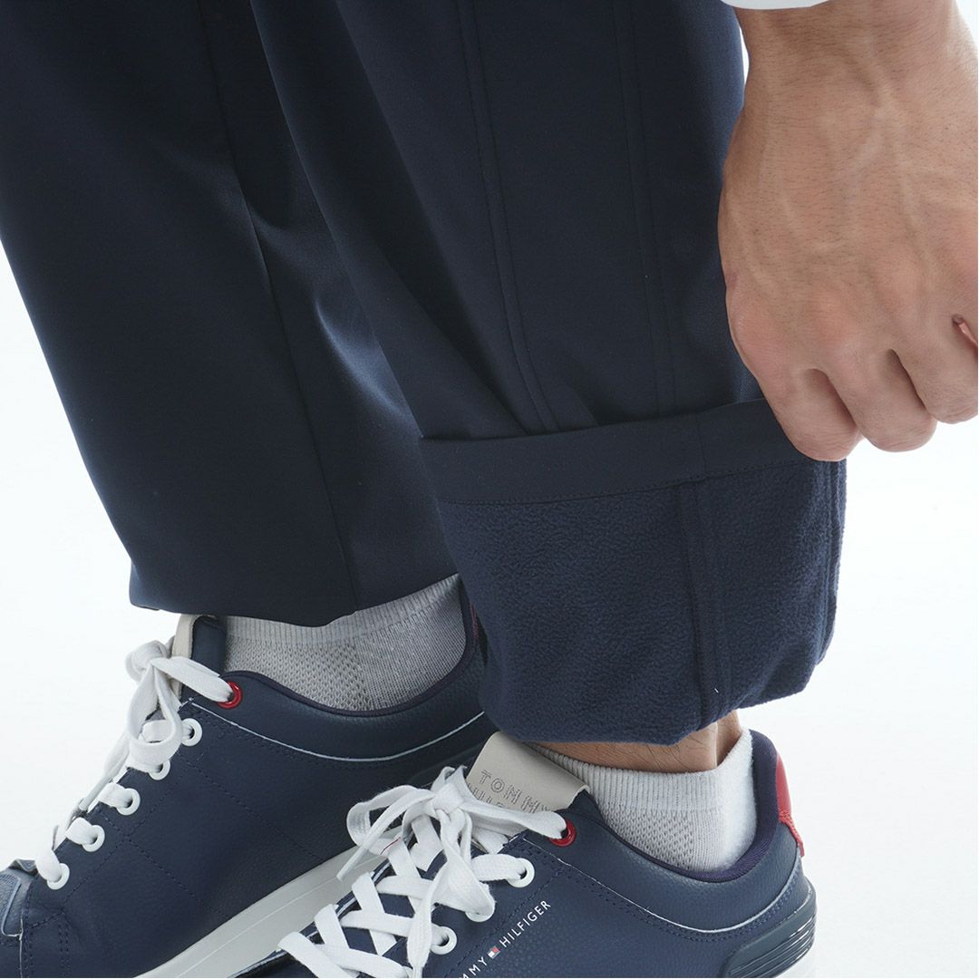 [トミーヒルフィガー]メンズ ウインドプルーフ テーパードパンツ　ネイビー