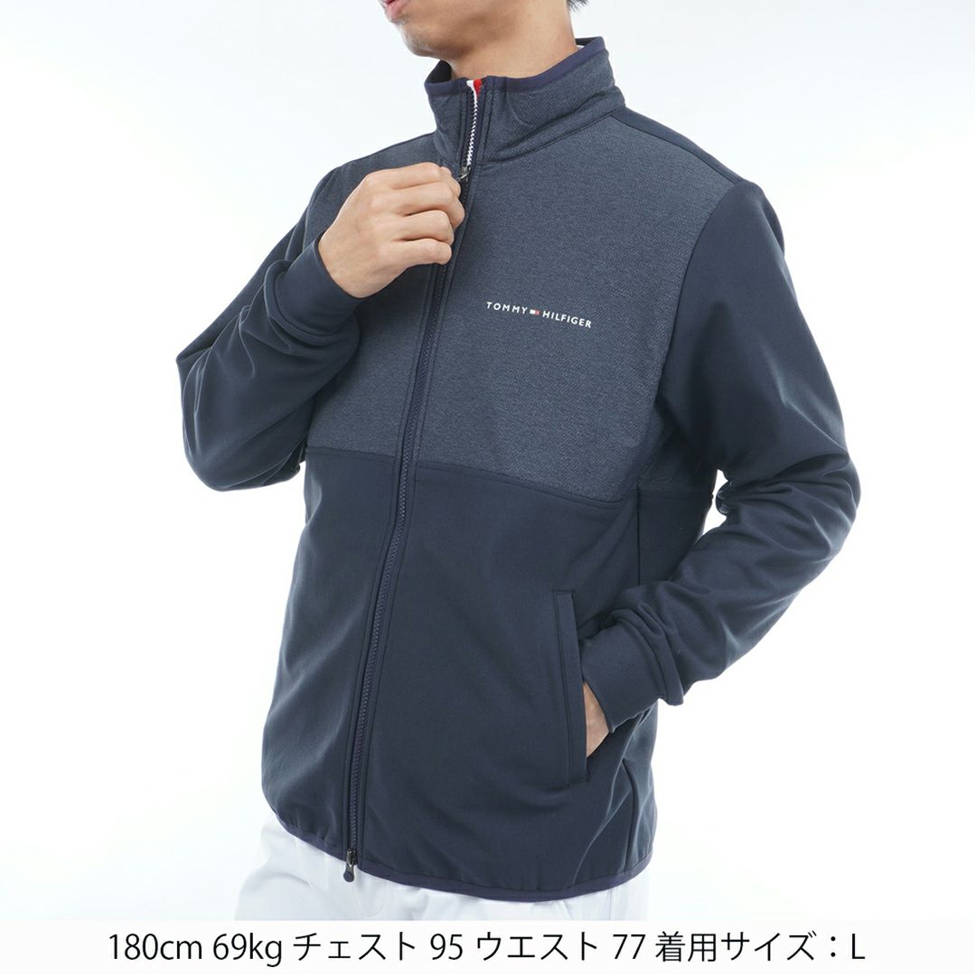トミー ヒルフィガー ゴルフ Tommy Hilfiger Golf メンズ メンズ アクションプリーツ ハイブリット中綿ジャケット THMA586 詳細8