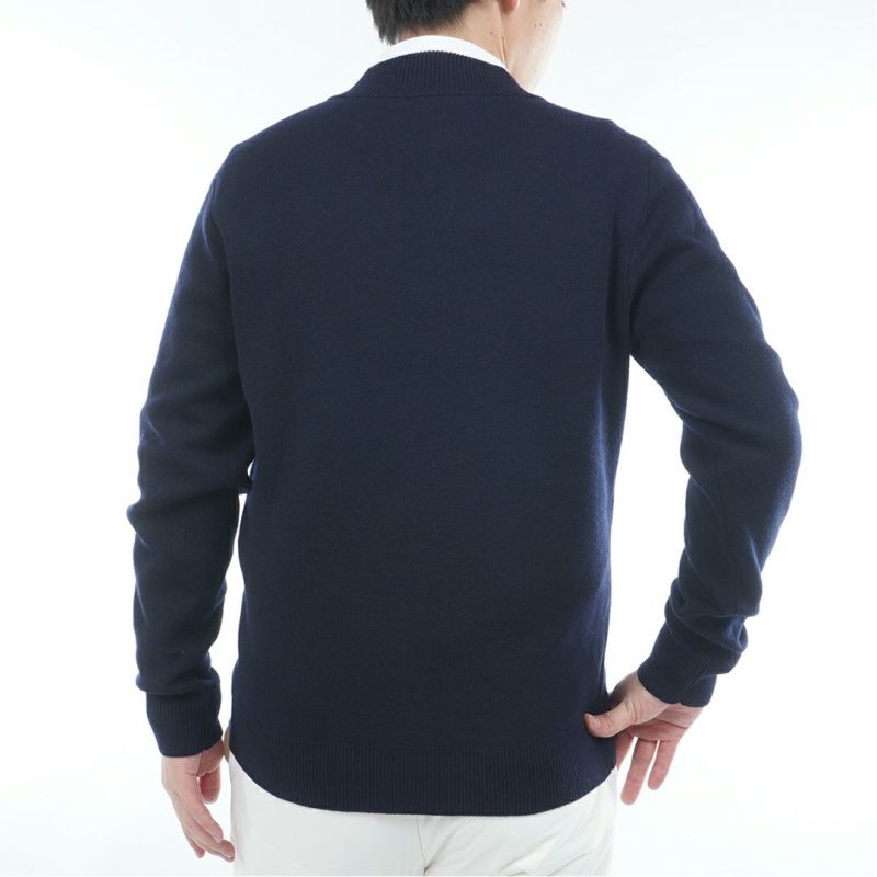 トミー ヒルフィガー ゴルフ Tommy Hilfiger Golf メンズ メンズ フロントロゴ　ハーフZIPモックネックニット THMA587 詳細15