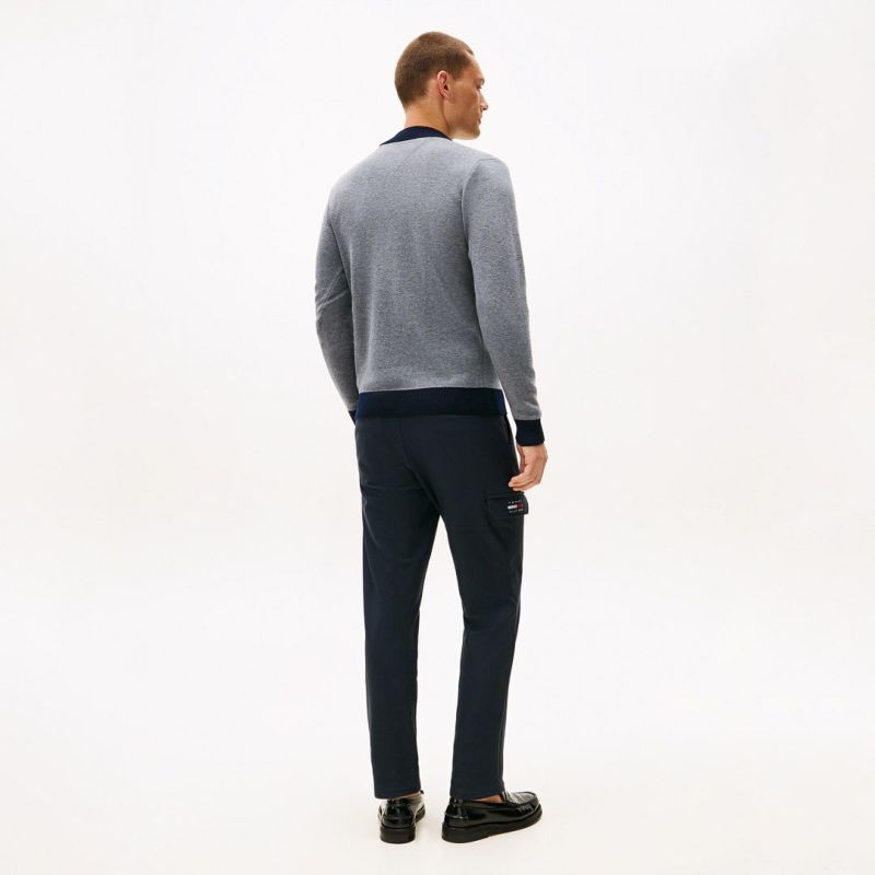 トミー ヒルフィガー ゴルフ Tommy Hilfiger Golf メンズ メンズ フロントロゴ　ハーフZIPモックネックニット THMA587 詳細19