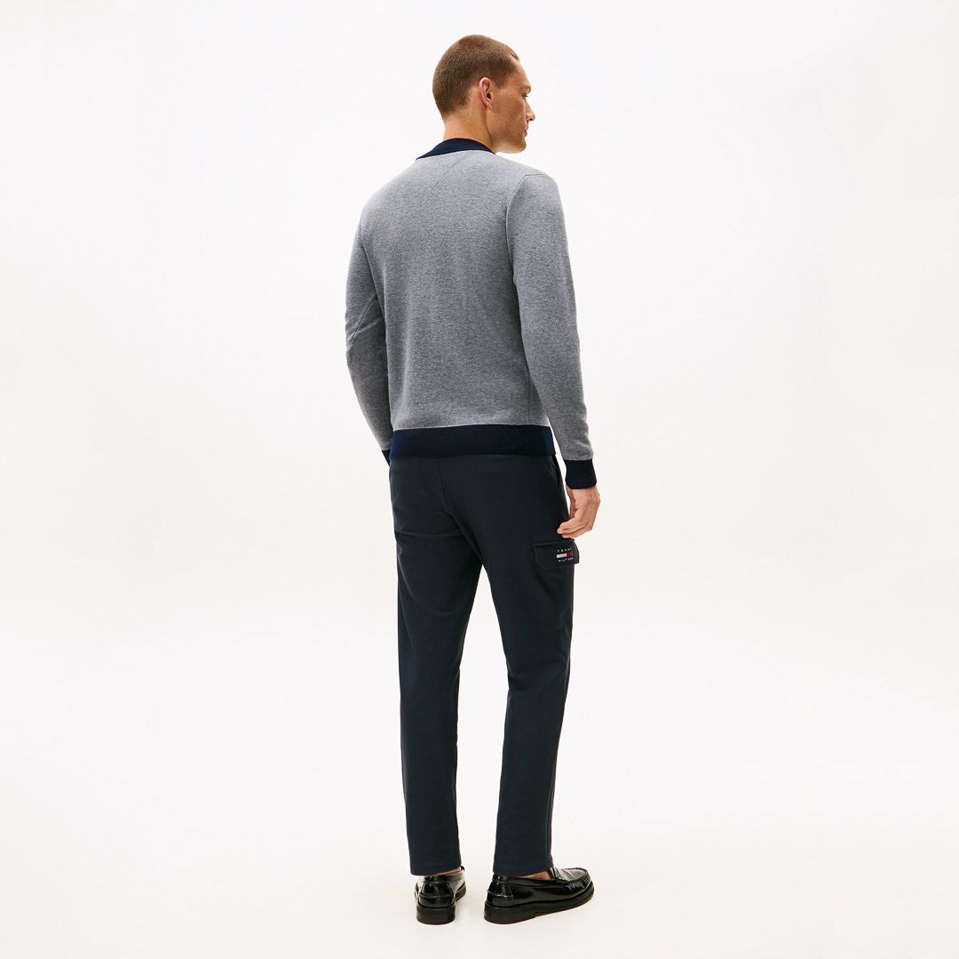 トミー ヒルフィガー ゴルフ Tommy Hilfiger Golf メンズ メンズ フロントロゴ　ハーフZIPモックネックニット THMA587 詳細19