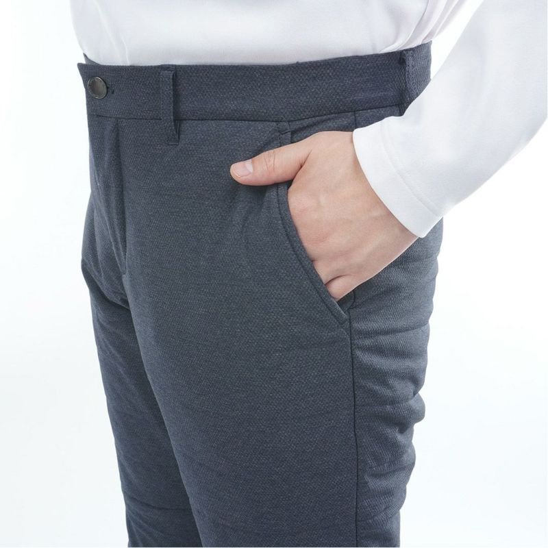 [トミーヒルフィガー]メンズ ハイブリット 中綿ロングパンツ　ネイビー