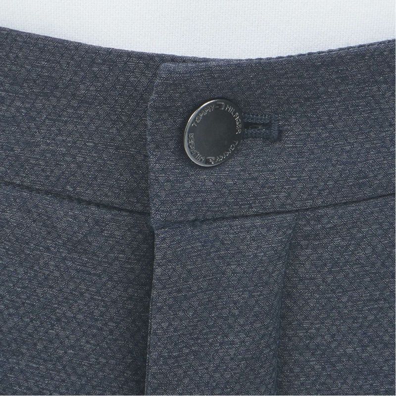 [トミーヒルフィガー]メンズ ハイブリット 中綿ロングパンツ　ネイビー