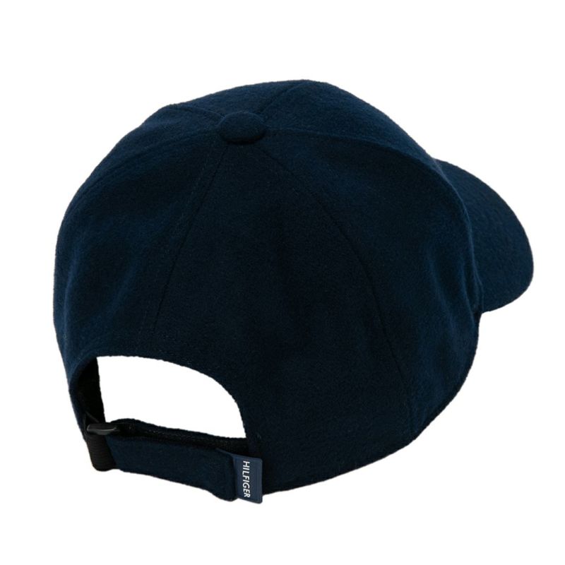 [トミーヒルフィガー]キャップ 起毛　ネイビー