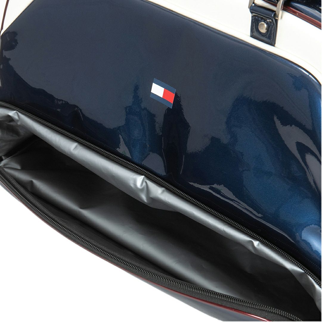 [トミーヒルフィガー]ボストンバッグ エナメルスポーツ　トリコロール