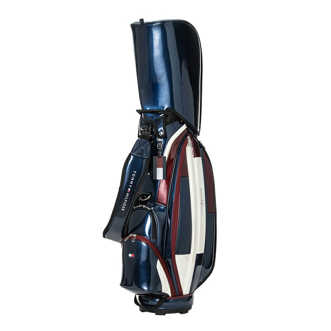 [トミーヒルフィガー]カートキャディバッグ エナメルスポーツ　トリコロール