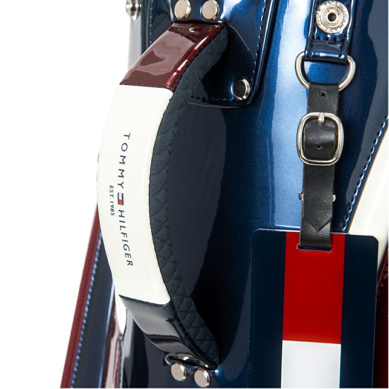 [トミーヒルフィガー]カートキャディバッグ エナメルスポーツ　トリコロール