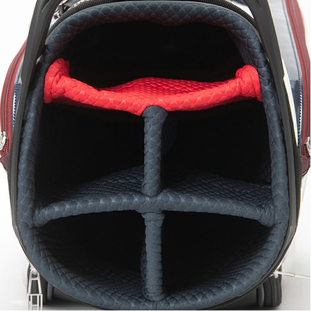 [トミーヒルフィガー]カートキャディバッグ エナメルスポーツ　トリコロール