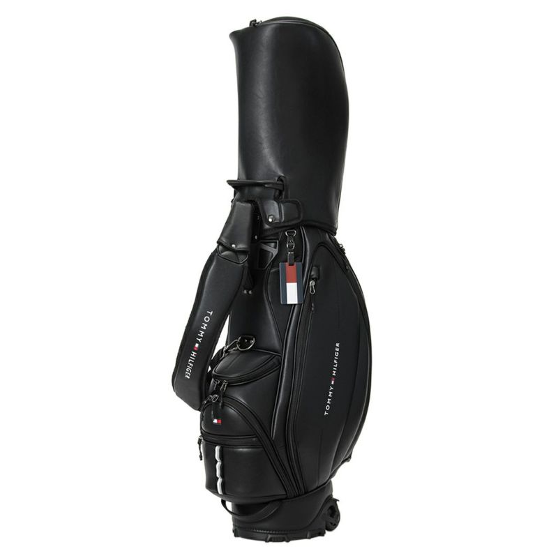 [トミーヒルフィガー]キャスターキャディバッグ ユースフル　ブラック