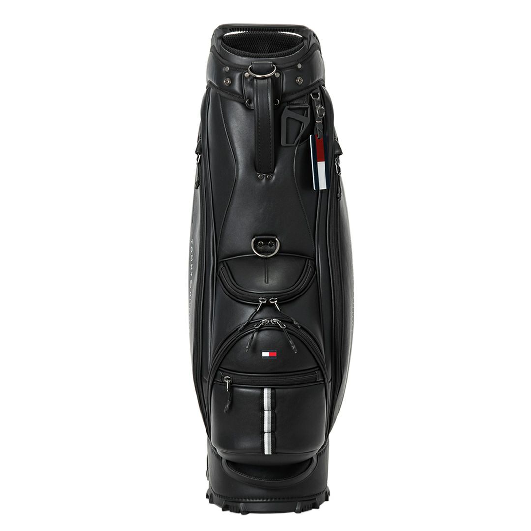 [トミーヒルフィガー]キャスターキャディバッグ ユースフル　ブラック