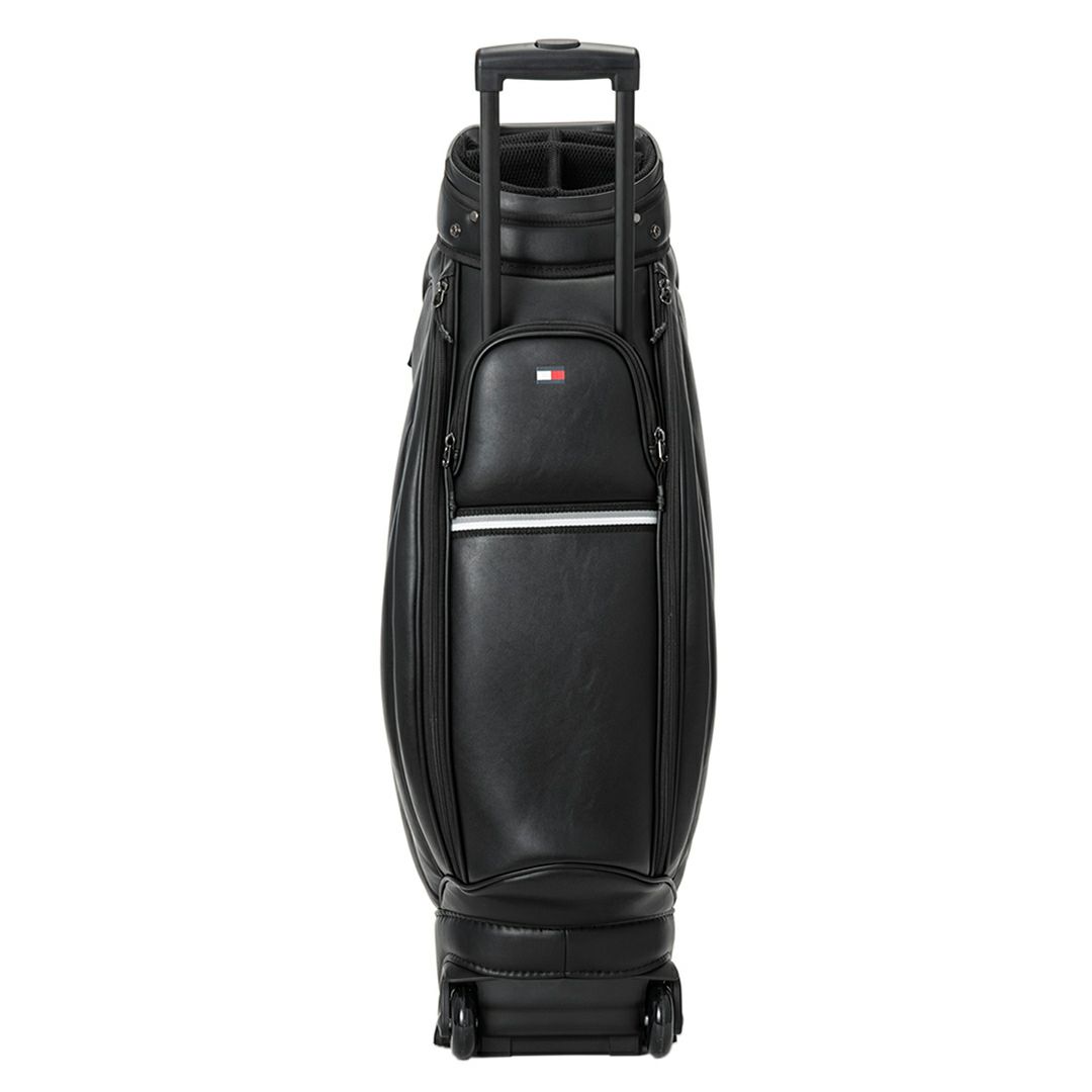 [トミーヒルフィガー]キャスターキャディバッグ ユースフル　ブラック