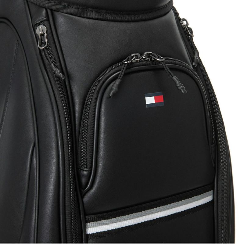 [トミーヒルフィガー]キャスターキャディバッグ ユースフル　ブラック