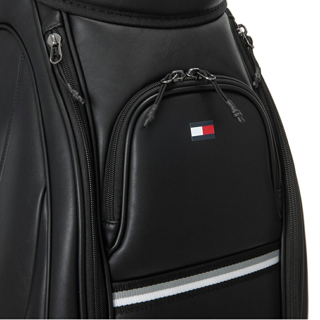 [トミーヒルフィガー]キャスターキャディバッグ ユースフル　ブラック