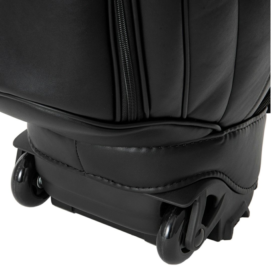 [トミーヒルフィガー]キャスターキャディバッグ ユースフル　ブラック