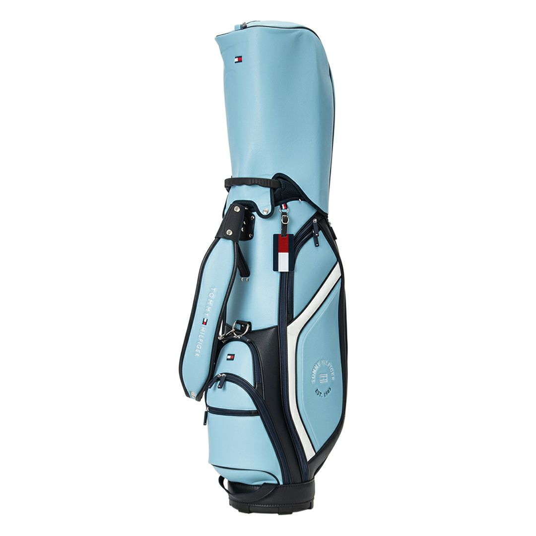 [トミーヒルフィガー]カートキャディバッグ フラッグロゴ　ブルー