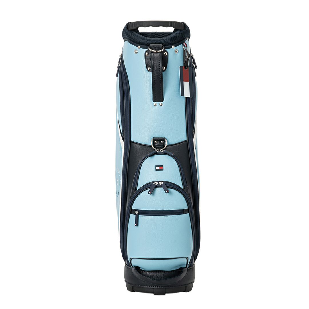 [トミーヒルフィガー]カートキャディバッグ フラッグロゴ　ブルー