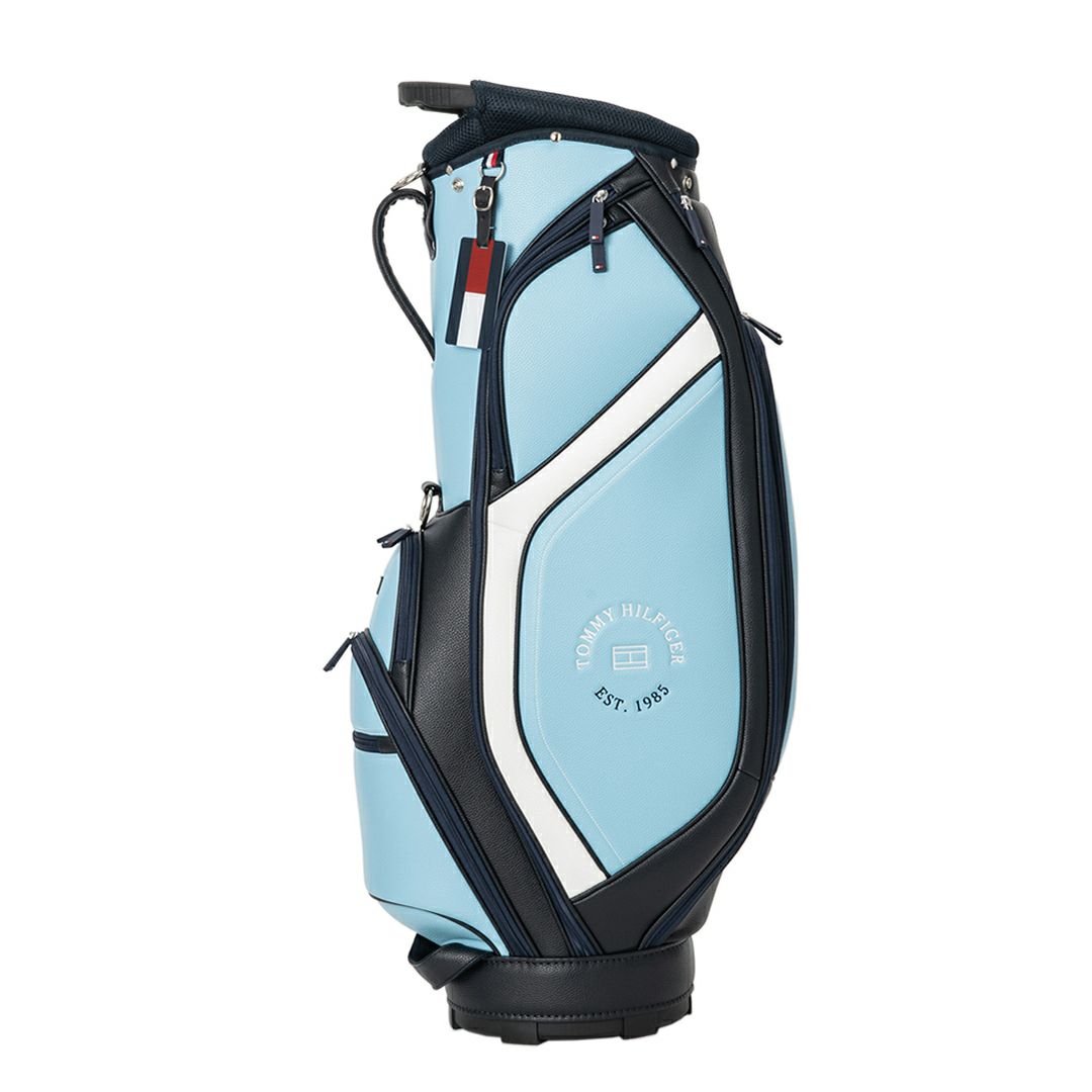 [トミーヒルフィガー]カートキャディバッグ フラッグロゴ　ブルー