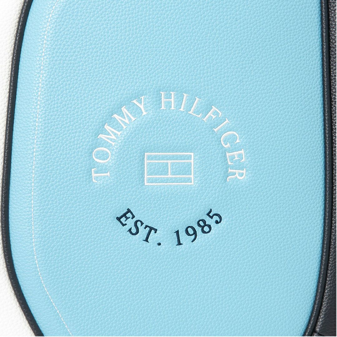 [トミーヒルフィガー]カートキャディバッグ フラッグロゴ　ブルー