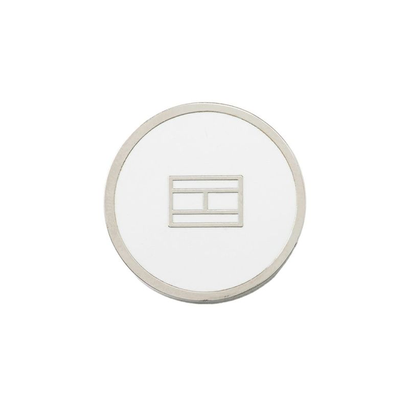 [トミーヒルフィガー]グリーンフォークマーカー　ホワイト