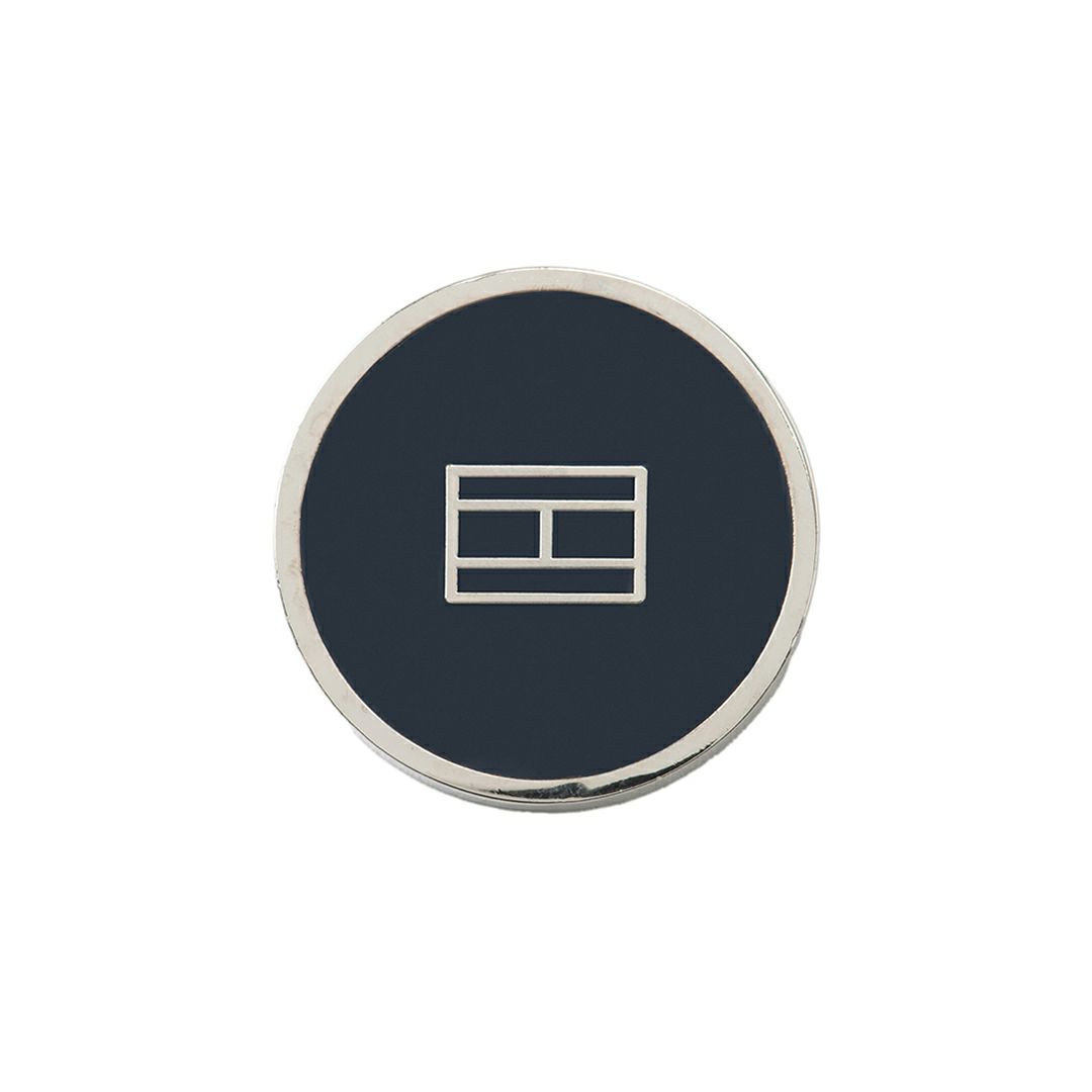 [トミーヒルフィガー]グリーンフォークマーカー　ネイビー