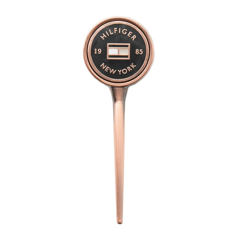 [トミーヒルフィガー]グリーンフォークマーカー　ブロンズ