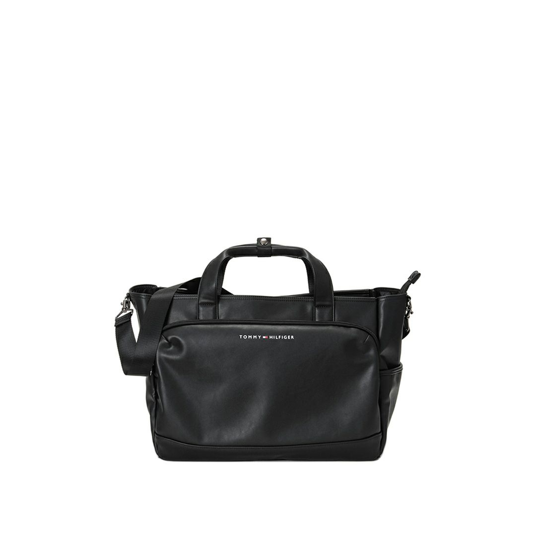 [トミーヒルフィガー]トートバッグ ユースフル　ブラック