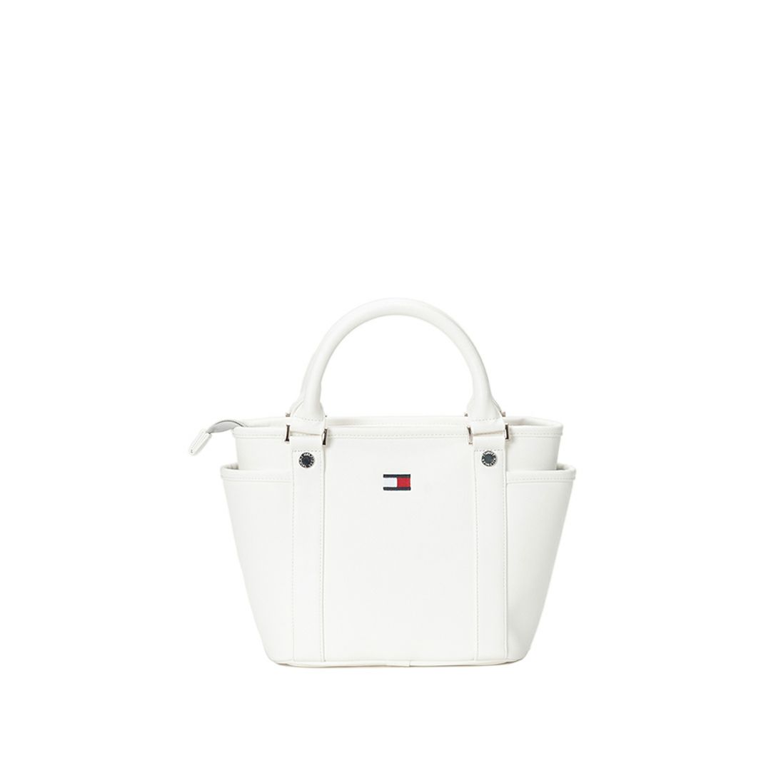 [トミーヒルフィガー]ラウンドバッグ クラシックスポーツ　ホワイト