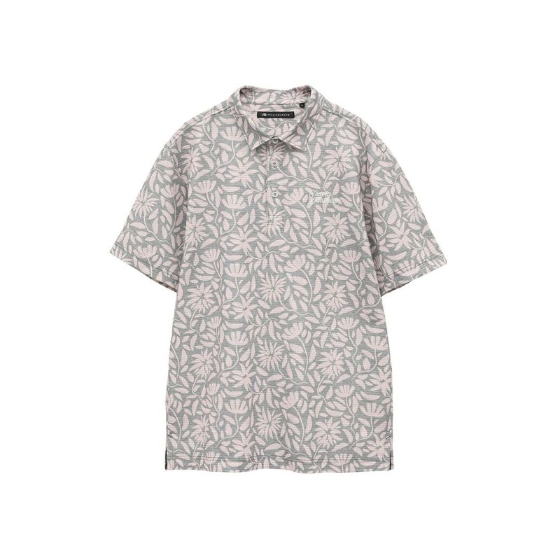 TRAVISMATHEW メンズ ポロシャツ ローズピンク