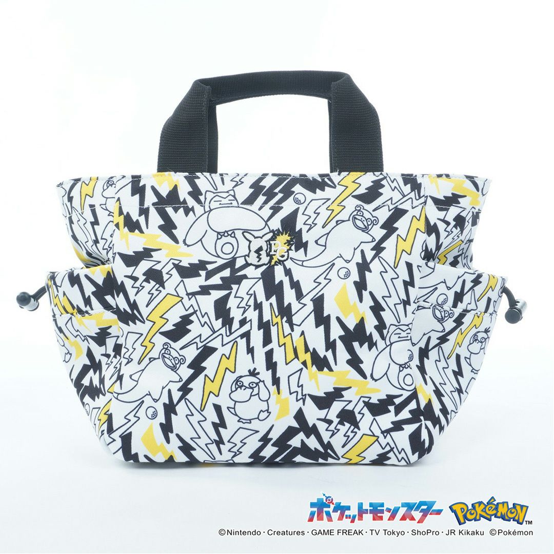 PEARLY GATES ポケモン メンズ レディース ユニセックス カートバッグ ラウンドバッグ オフホワイト