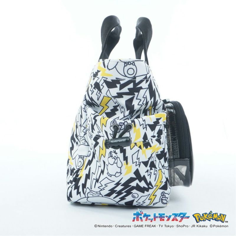 PEARLY GATES ポケモン メンズ レディース ユニセックス カートバッグ ラウンドバッグ オフホワイト