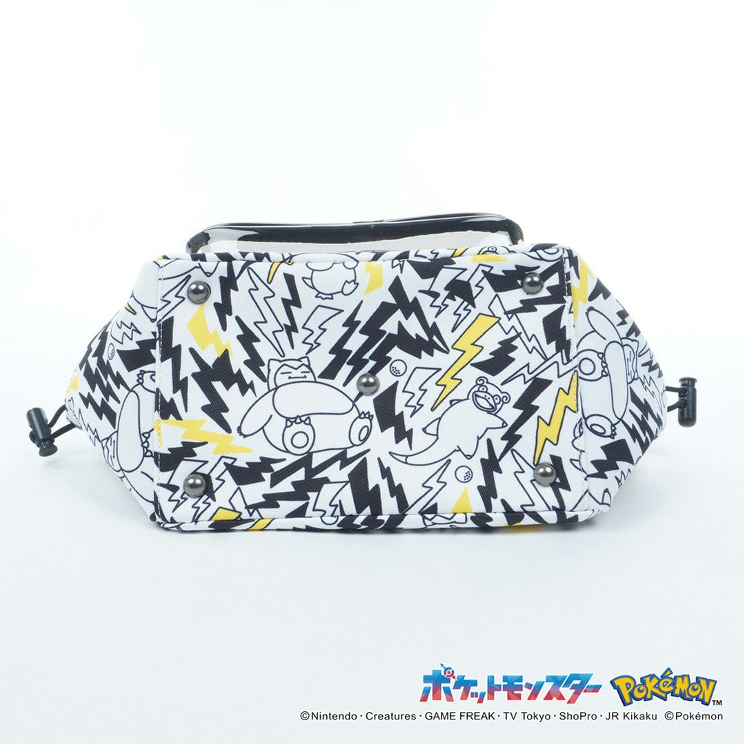 PEARLY GATES ポケモン メンズ レディース ユニセックス カートバッグ ラウンドバッグ オフホワイト