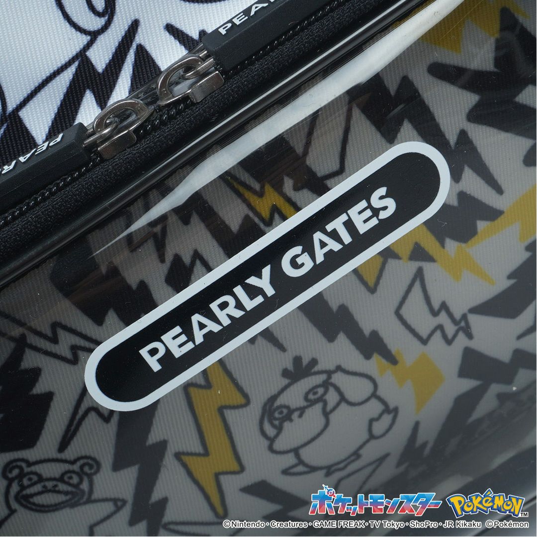 PEARLY GATES ポケモン メンズ レディース ユニセックス カートバッグ ラウンドバッグ オフホワイト
