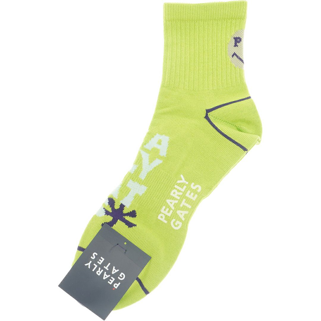 パーリーゲイツ PEARLY GATES レディース レディース BIGロゴショートソックス (LADIES) PAMG56KF 詳細1