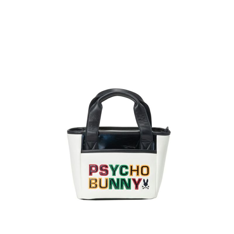 PsychoBunny ユニセックス メンズ レディース ラウンドバッグ ホワイト