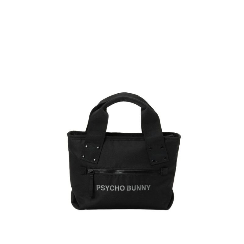 PsychoBunny ユニセックス メンズ レディース ラウンドバッグ ブラック