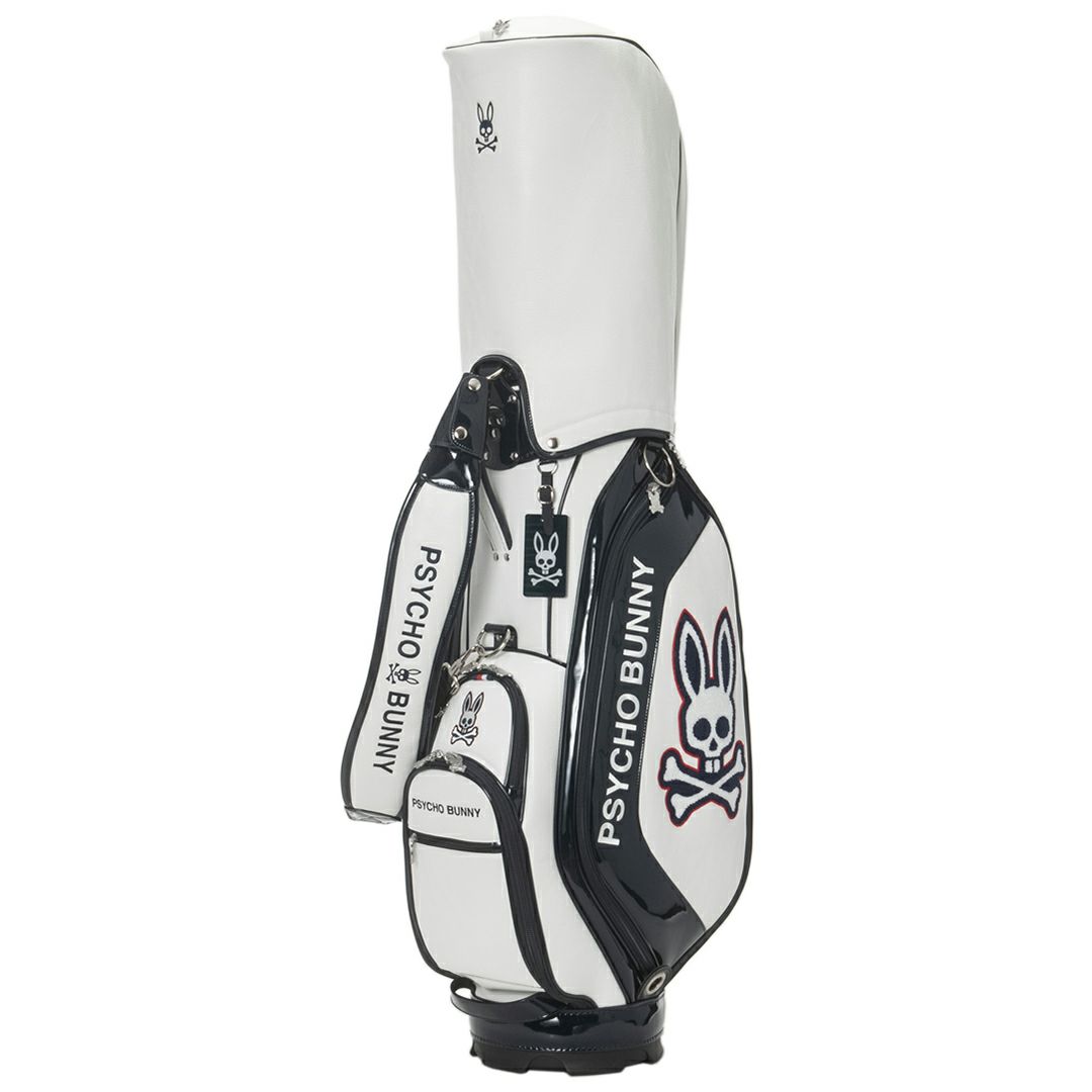 PsychoBunny ユニセックス メンズ レディース キャディバッグ ホワイト